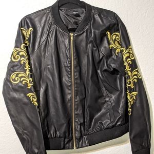 Faux Leather Jacket